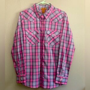 Wrangler Pearl Snap Button Up